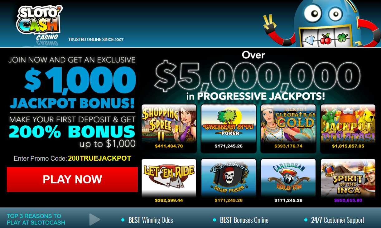 200jackpot - Sloto Cash
                                          Casino