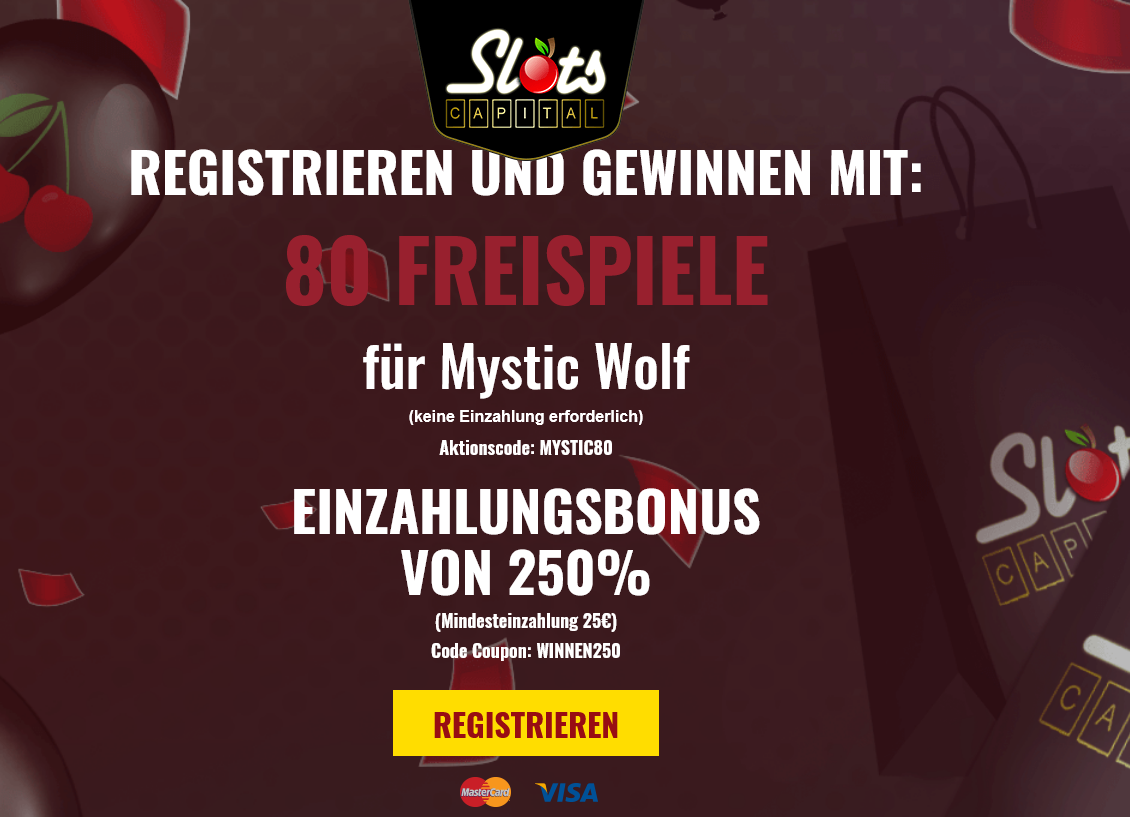 Slots Capital DE 80 Free
Spins (Germany) Slots Capital DE 80 Free
Spins (Germany)