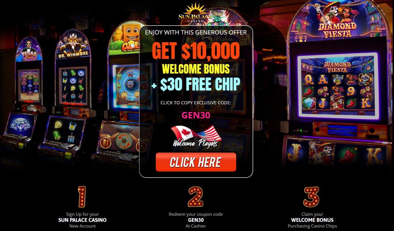GET
                                    $10,000 WELCOME BONUS + $30 FREE
                                    CHIP CLICK TO COPY EXCLUSIVE CODE:
                                    GEN30